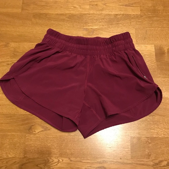 Lululemon maroon shorts Clearance